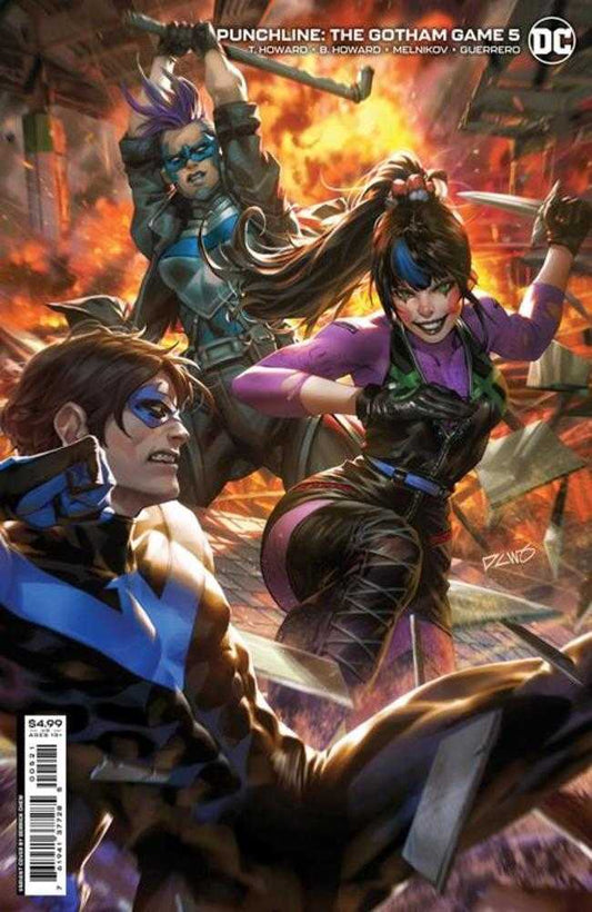 DC Comics COMIC BOOK Punchline The Gotham Game #5 (Of 6) Cover B Derrick Chew Card Stock Variant