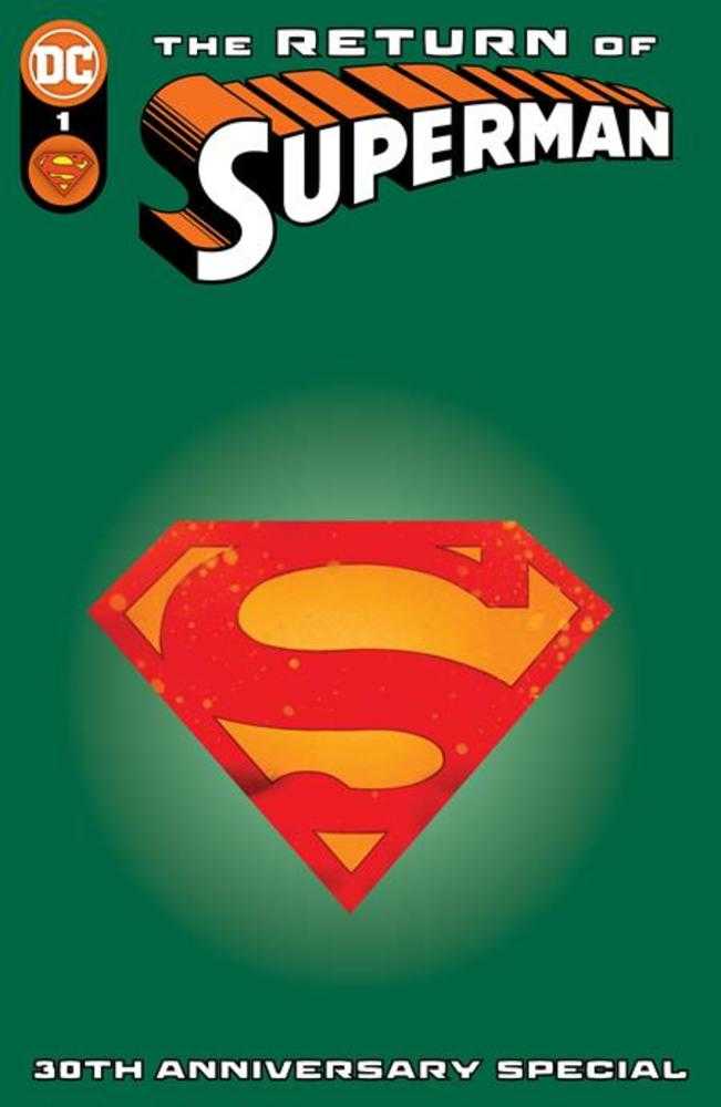 DC Comics COMIC BOOK Return Of Superman 30th Anniversary Special #1 (One Shot) Cover E Ben Oliver The Eradicator Die-Cut Variant