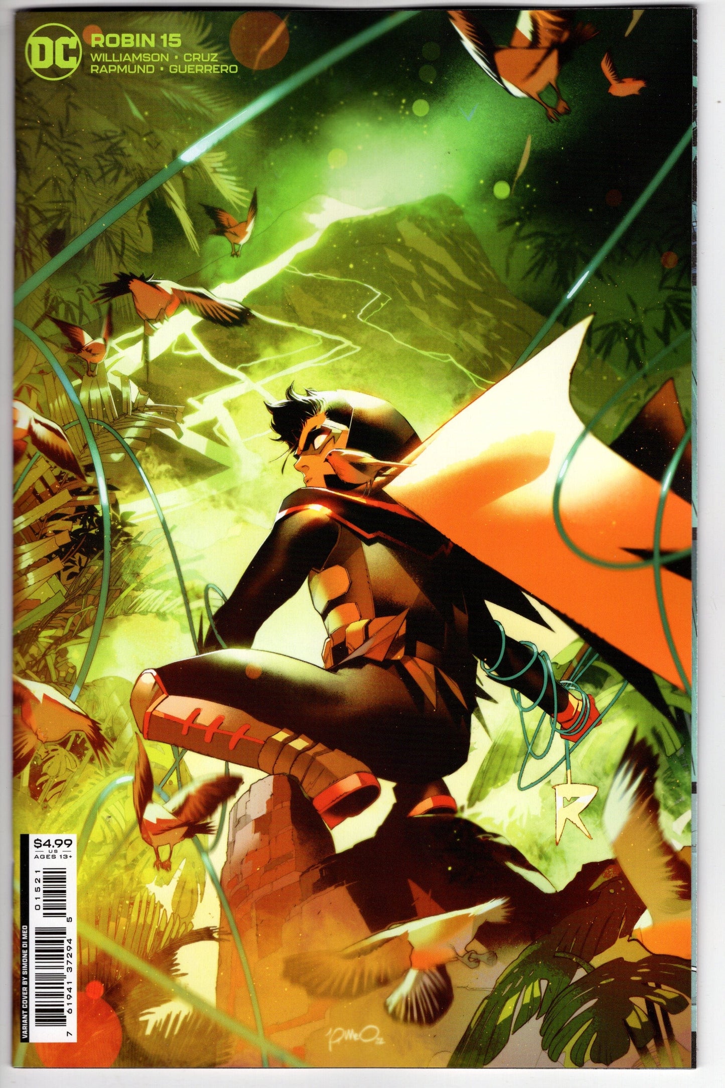 DC Comics COMIC BOOK Robin #15 Cover B Simone Di Meo Card Stock Variant
