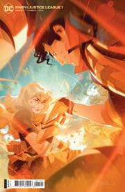 DC COMICS COMIC BOOK RWBY JUSTICE LEAGUE #1 (OF 7) CVR B SIMONE DI MEO CARD STOCK VAR