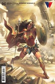 DC COMICS COMIC BOOK SENSATIONAL WONDER WOMAN #4 CVR B MEGHAN HETRICK CARD STOCK VAR