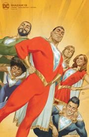 DC COMICS COMIC BOOK SHAZAM #13 CARD STOCK JULIAN TOTINO TEDESCO VAR ED