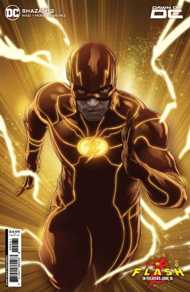 DC Comics COMIC BOOK Shazam #2 Cover D Kaare Andrews The Flash Movie Card Stock Variant