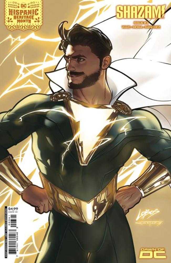 DC Comics COMIC BOOK Shazam #3 Cover D Pablo Villalobos Hispanic Heritage Month Card Stock Variant