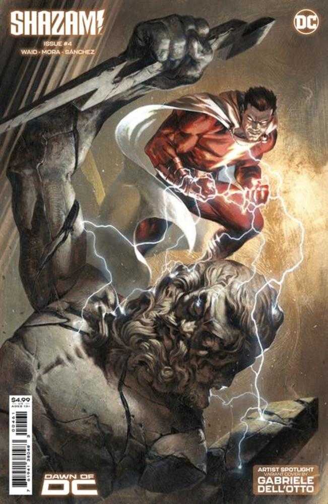 DC Comics COMIC BOOK Shazam #4 Cover D Gabriele Dell Otto Artist Spotlight Card Stock Variant
