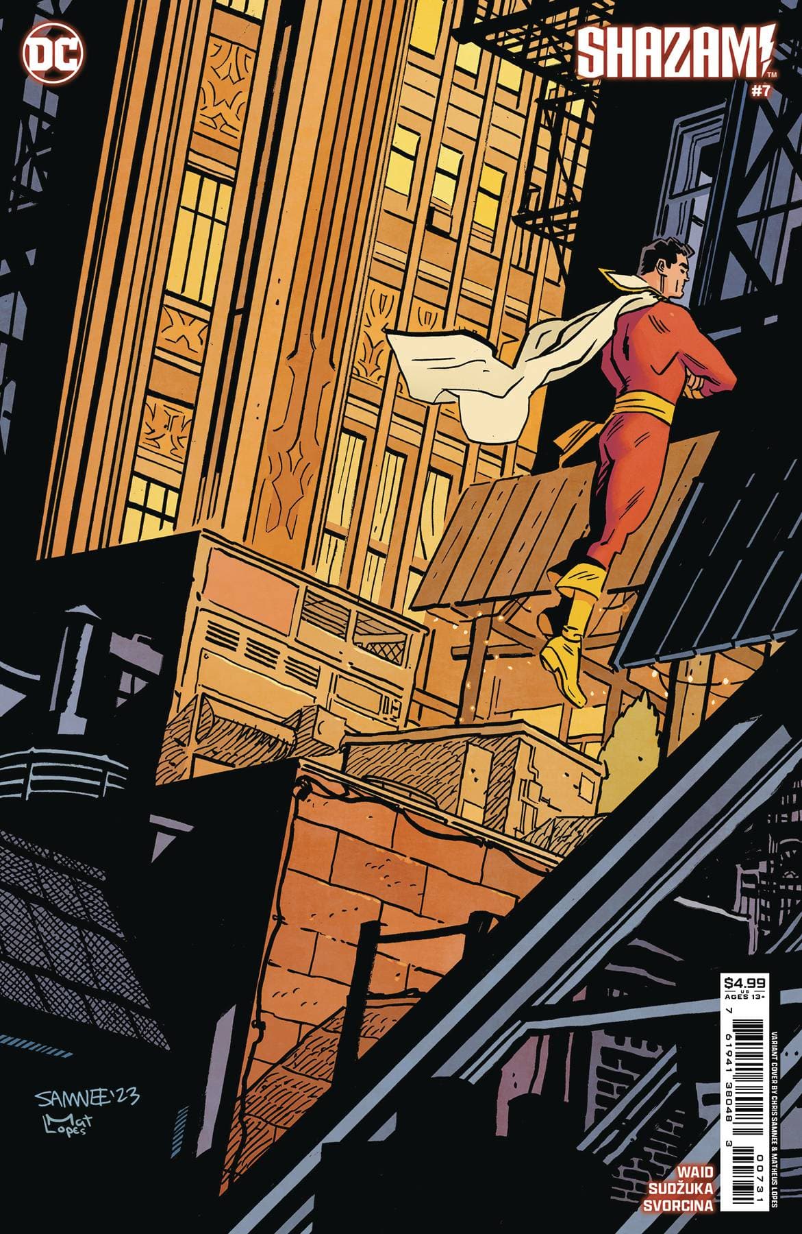 DC COMICS COMIC BOOK SHAZAM #7 CVR C CHRIS SAMNEE CSV