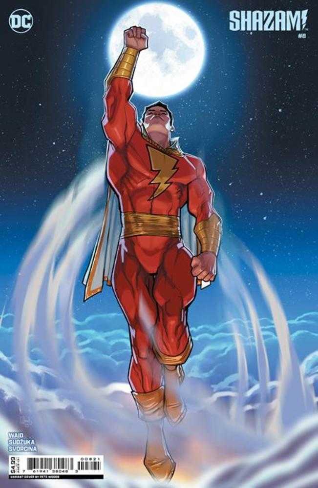 DC Comics COMIC BOOK Shazam #8 Cover B Pete Woods Card Stock Variant