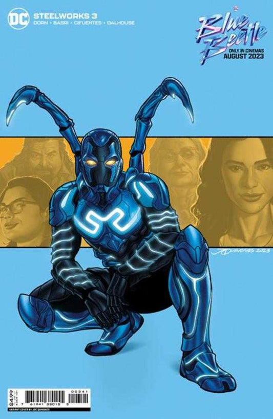 DC Comics COMIC BOOK Steelworks #3 (Of 6) Cover C Joe Quinones Blue Beetle Movie Card Stock Variant