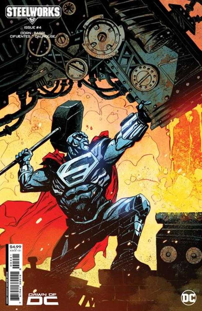 DC Comics COMIC BOOK Steelworks #4 (Of 6) Cover B Sanford Greene Card Stock Variant