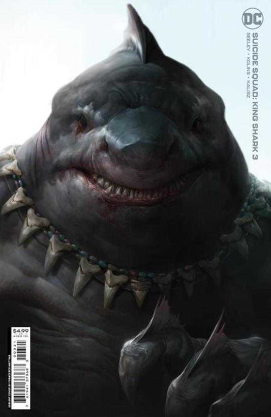 DC Comics COMIC BOOK Suicide Squad King Shark #3 (Of 6) Cover B Francesco Mattina Card Stock Variant