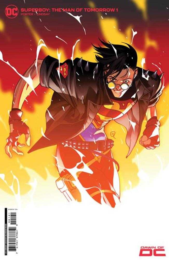 DC Comics COMIC BOOK Superboy The Man Of Tomorrow #1 (Of 6) Cover E 1 in 25 Baldemar Rivas Card Stock Variant