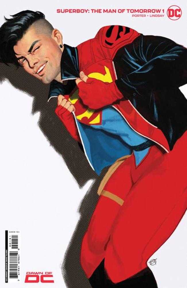 DC Comics COMIC BOOK Superboy The Man Of Tomorrow #1 (Of 6) Cover F 1 in 50 David Talaski Card Stock Variant
