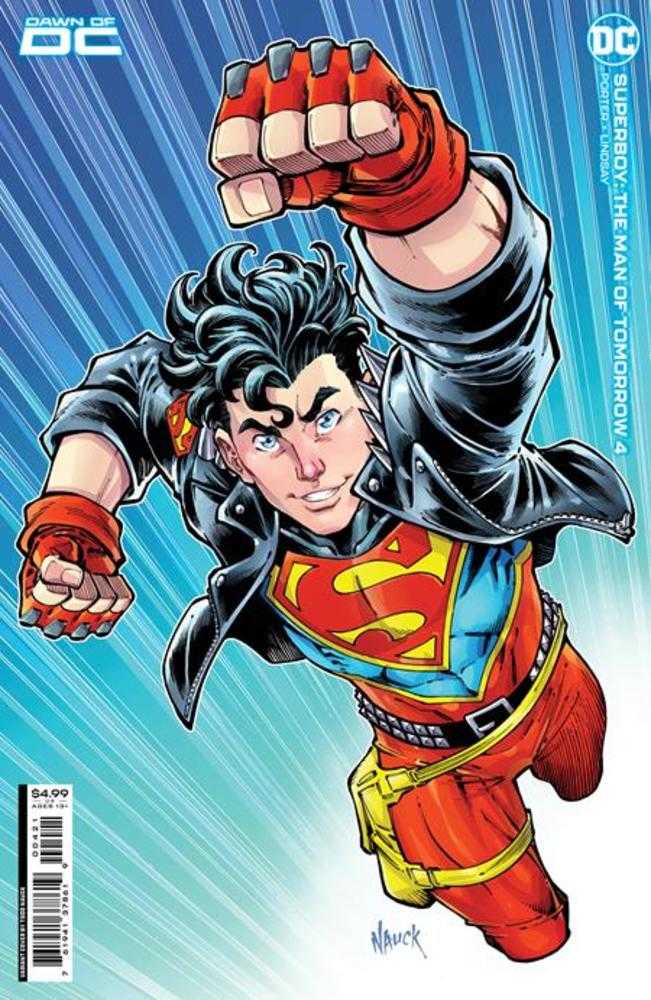 DC Comics COMIC BOOK Superboy The Man Of Tomorrow #4 (Of 6) Cover B Todd Nauck Card Stock Variant