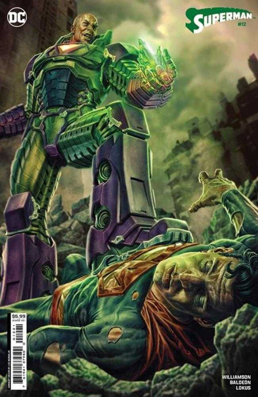 DC Comics COMIC BOOK Superman #12 Cover B Lee Bermejo Card Stock Variant