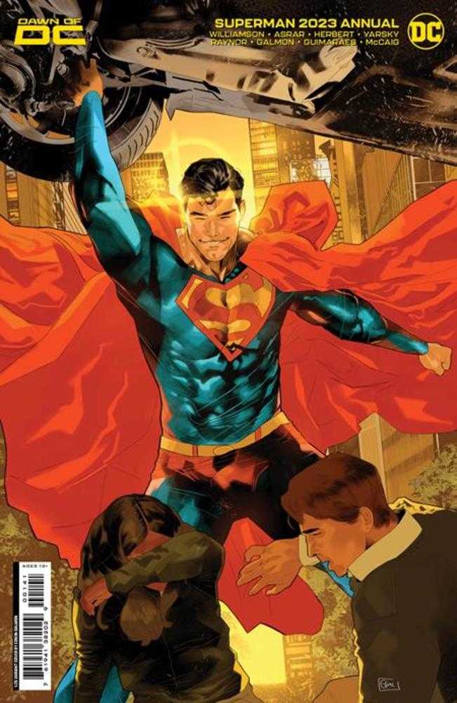 DC Comics COMIC BOOK Superman 2023 Annual #1 (One Shot) Cover D 1 in 25 Edwin Galmon Card Stock Variant