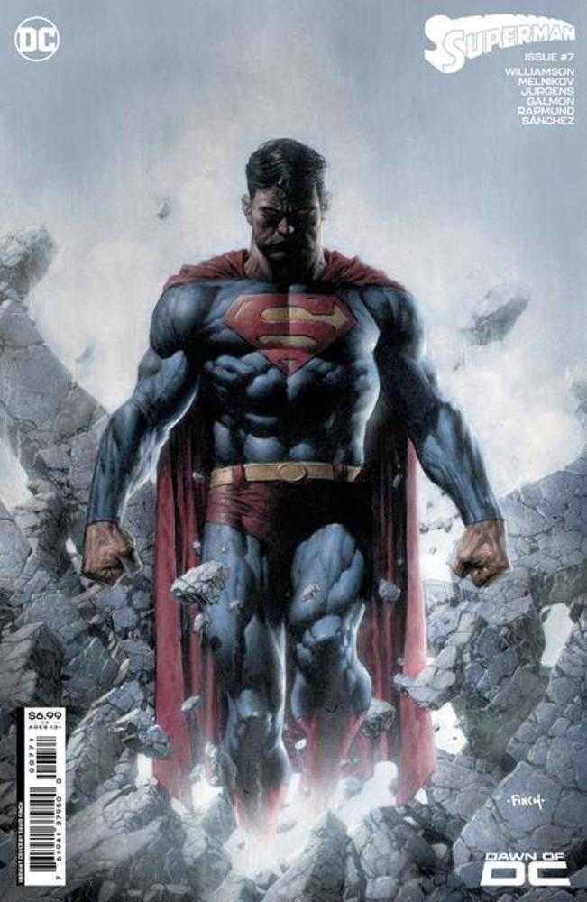 DC Comics COMIC BOOK Superman #7 Cover E David Finch Card Stock Variant (#850)
