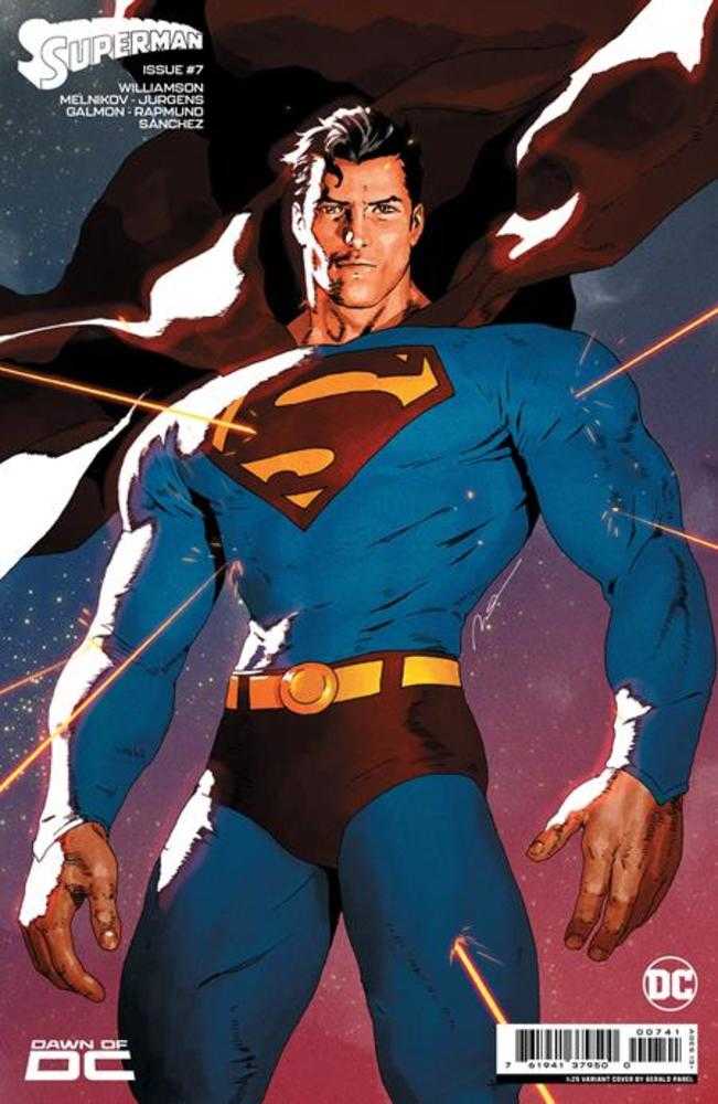DC Comics COMIC BOOK Superman #7 Cover H 1 in 25 Gerald Parel Card Stock Variant (#850)