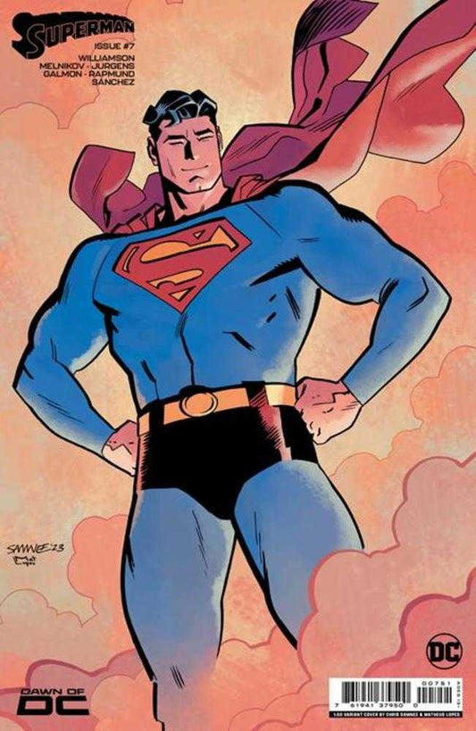 DC Comics COMIC BOOK Superman #7 Cover I 1 in 50 Chris Samnee Card Stock Variant (#850)