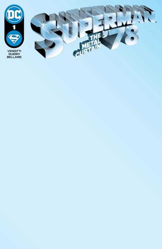 DC Comics COMIC BOOK Superman 78 The Metal Curtain #1 (Of 6) Cover D Blank Card Stock Variant