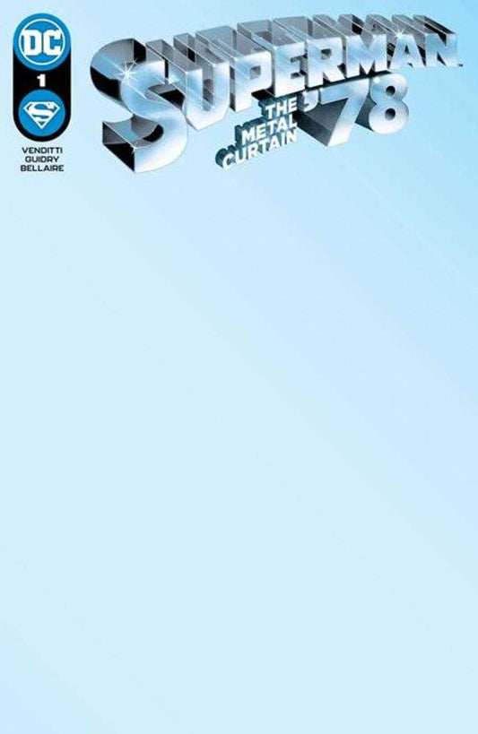 DC Comics COMIC BOOK Superman 78 The Metal Curtain #1 (Of 6) Cover D Blank Card Stock Variant