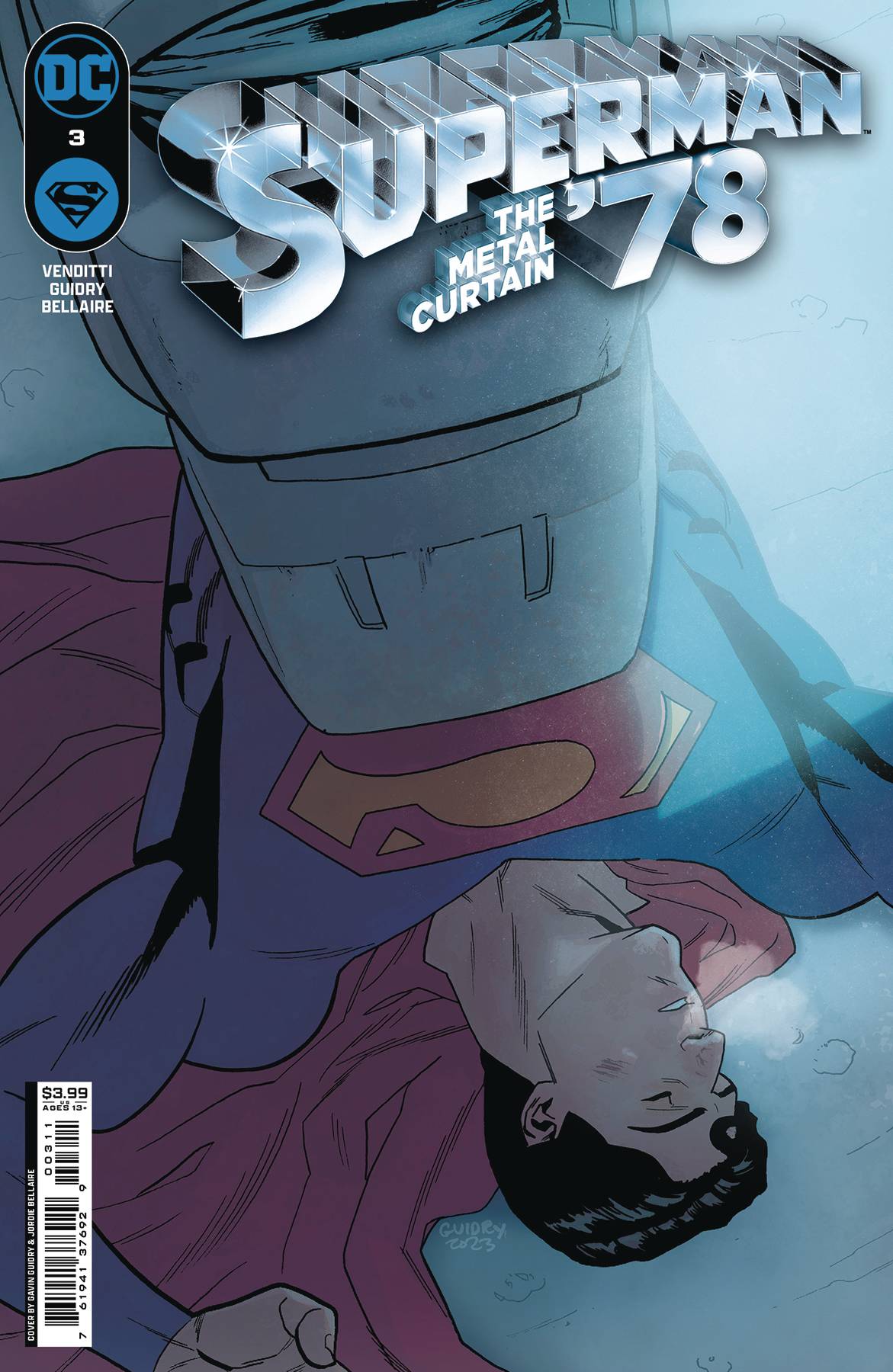 DC COMICS COMIC BOOK SUPERMAN 78 THE METAL CURTAIN #3 (OF 6) CVR A GAVIN GUIDRY