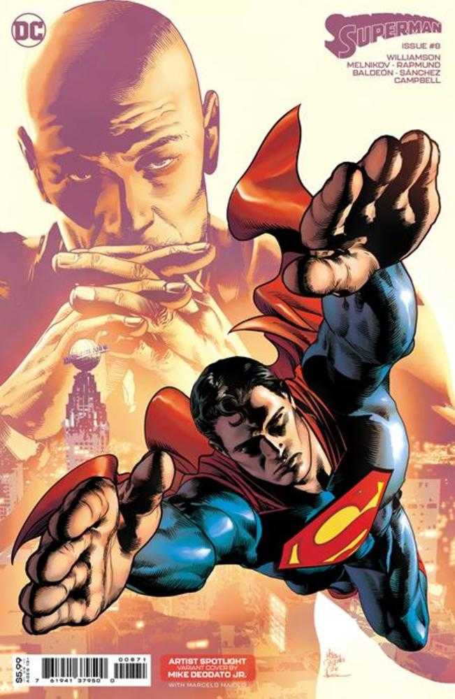 DC Comics COMIC BOOK Superman #8 Cover E Mike Deodato Jr Artist Spotlight Card Stock Variant