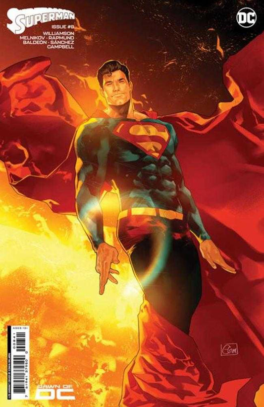 DC Comics COMIC BOOK Superman #8 Cover F 1 in 25 Edwin Galmon Card Stock Variant