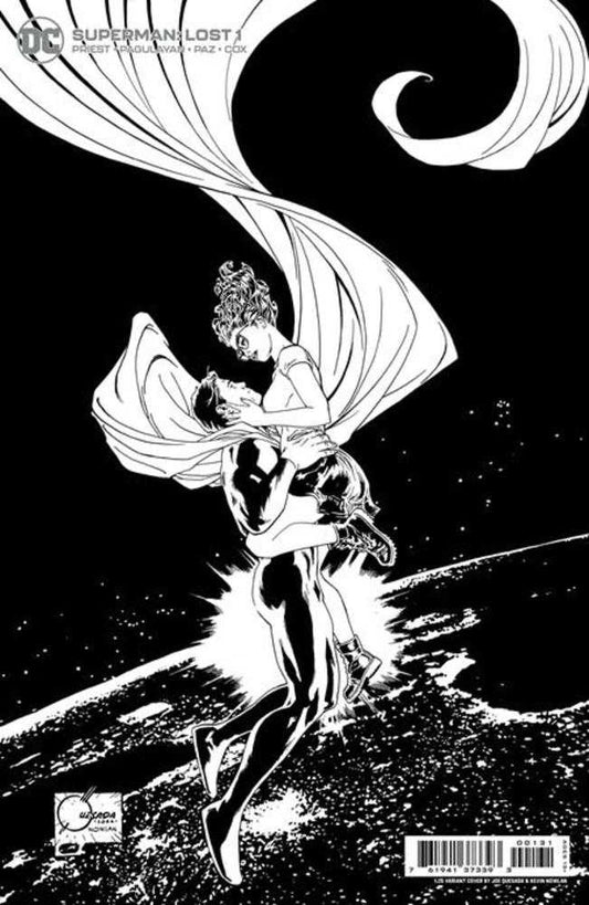 DC Comics COMIC BOOK Superman Lost #1 (Of 10) Cover D 1 in 25 Joe Quesada Black & White Card Stock Variant