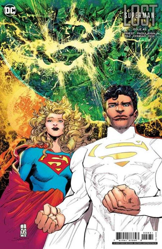 DC Comics COMIC BOOK Superman Lost #8 (Of 10) Cover C 1 in 25 Denys Cowan & John Stanisci Card Stock Variant