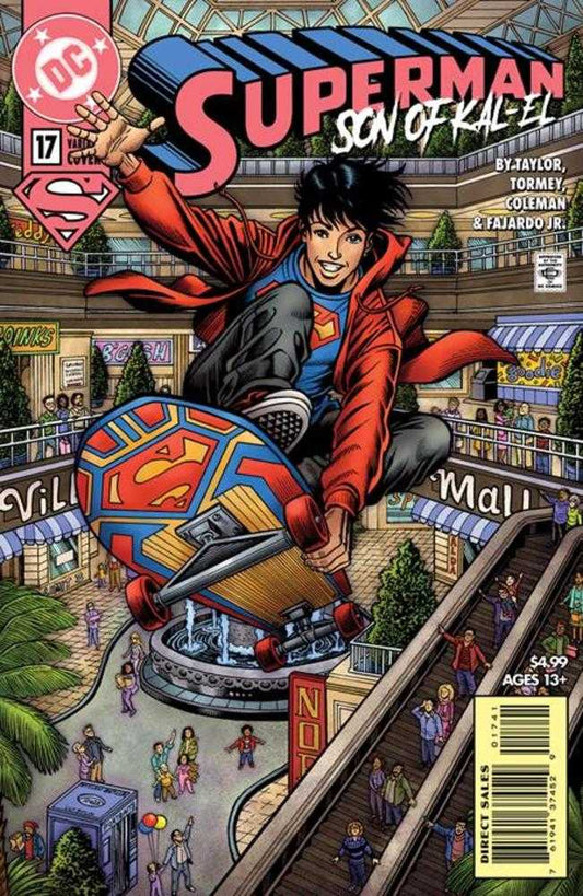 DC Comics COMIC BOOK Superman Son Of Kal-El #17 Cover C Steven Butler 90s Cover Month Card Stock Variant (Kal-El Returns)