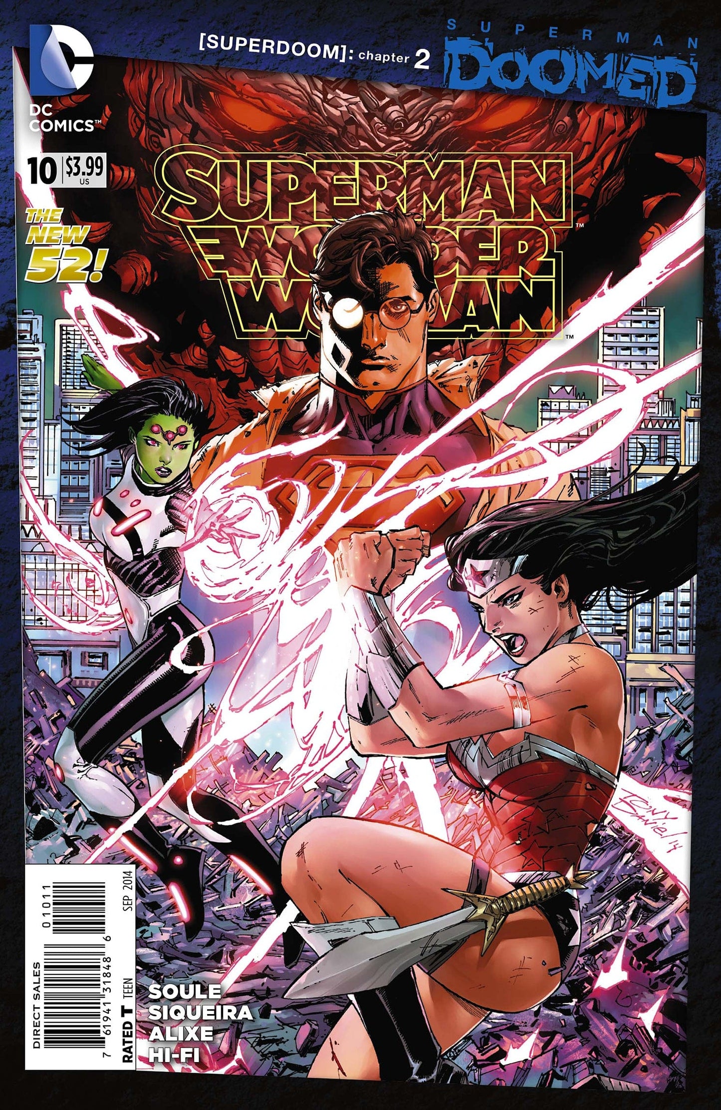 DC COMICS COMIC BOOK SUPERMAN WONDER WOMAN #10