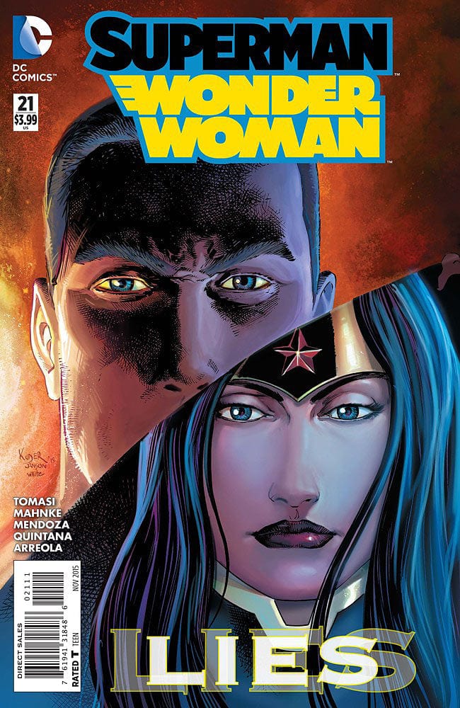 DC COMICS COMIC BOOK SUPERMAN WONDER WOMAN #21