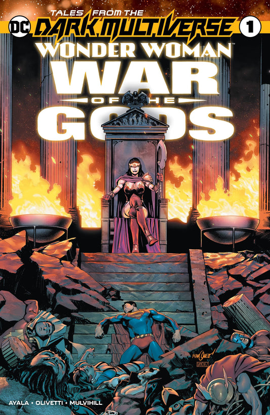 DC COMICS COMIC BOOK TALES OF THE DARK MULTIVERSE WONDER WOMAN WAR OT GODS #1(Stock Image)