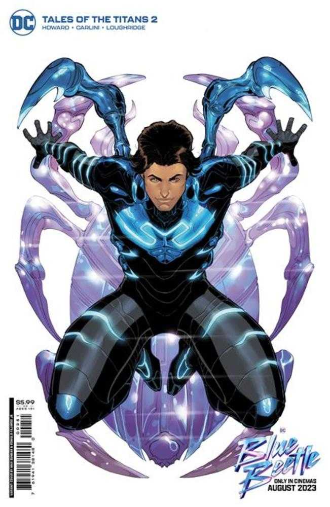 DC Comics COMIC BOOK Tales Of The Titans #2 (Of 4) Cover C Max Dunbar Blue Beetle Movie Card Stock Variant