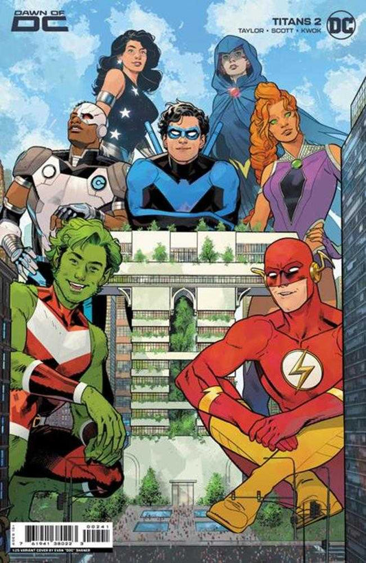 DC Comics COMIC BOOK Titans #2 Cover F 1 in 25 Even Doc Shaner Card Stock Variant