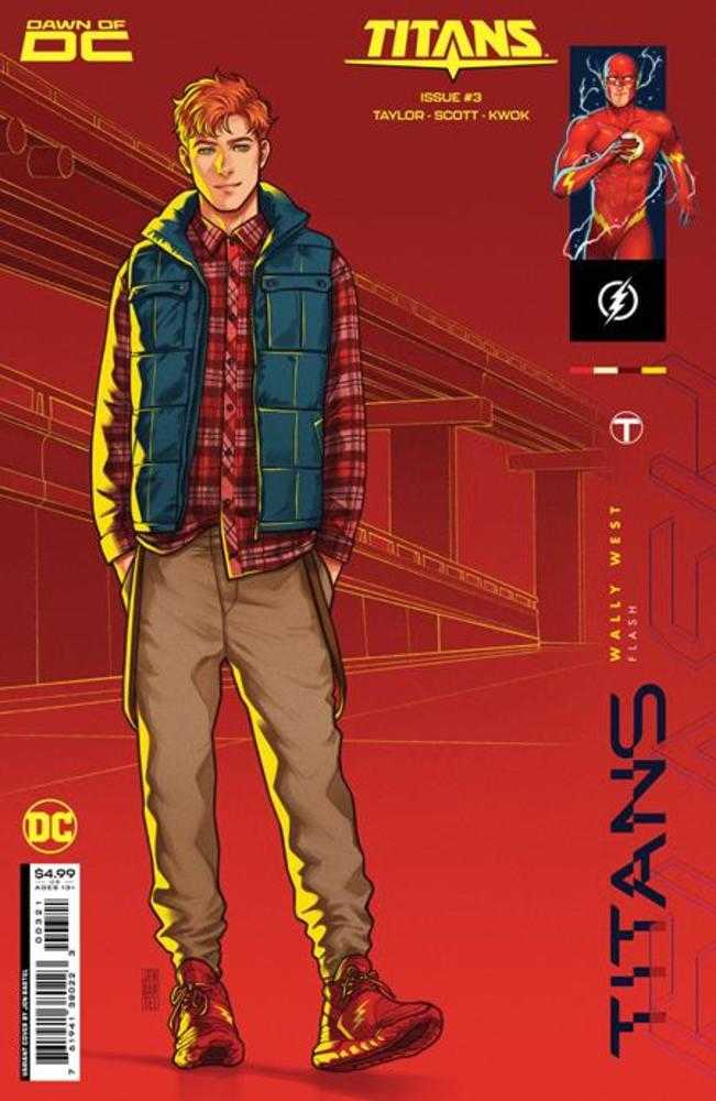DC Comics COMIC BOOK Titans #3 Cover B Jen Bartel Card Stock Variant