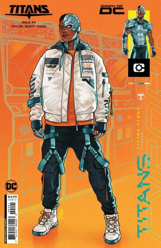 DC Comics COMIC BOOK Titans #4 Cover B Jen Bartel Card Stock Variant