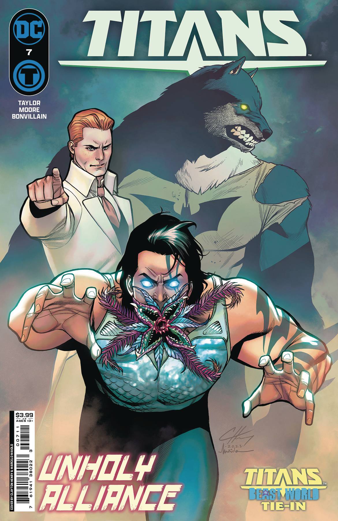 DC COMICS COMIC BOOK TITANS #7 CVR A CLAYTON HENRY