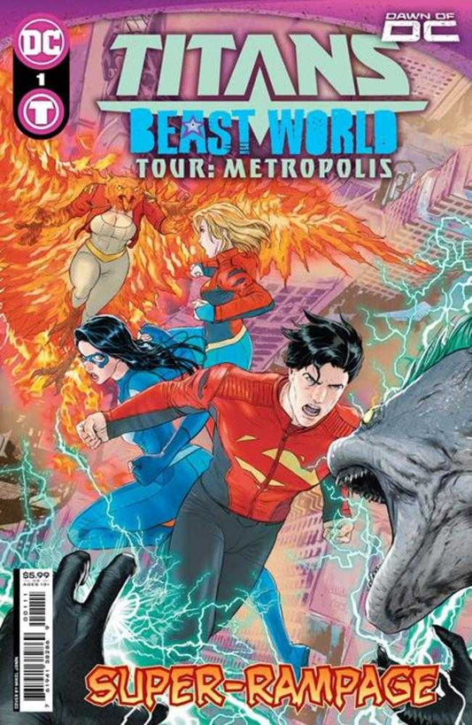 DC Comics COMIC BOOK Titans Beast World Tour Metropolis #1 (One Shot) Cover A Mikel Janin