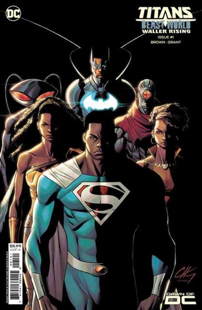 DC Comics COMIC BOOK Titans Beast World Waller Rising #1 (One Shot) Cover B Clayton Henry Card Stock Variant
