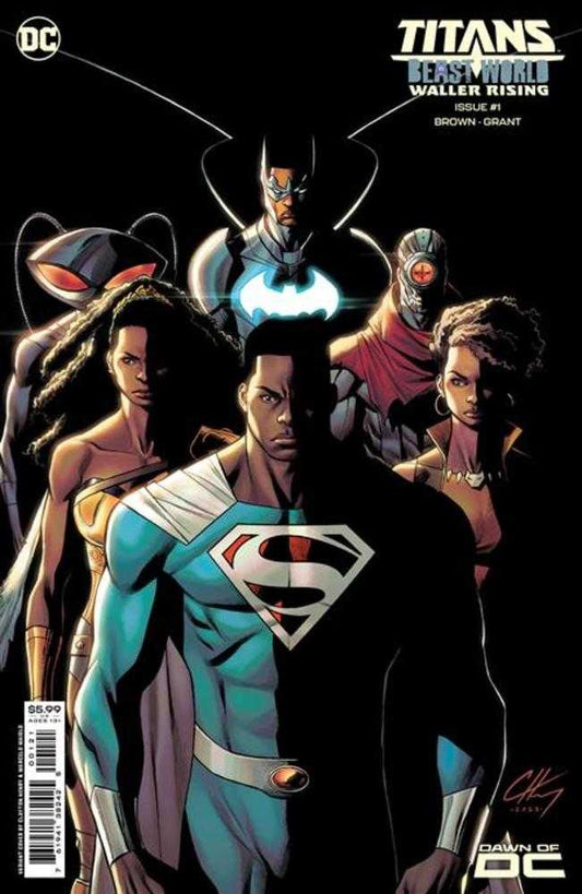 DC Comics COMIC BOOK Titans Beast World Waller Rising #1 (One Shot) Cover B Clayton Henry Card Stock Variant