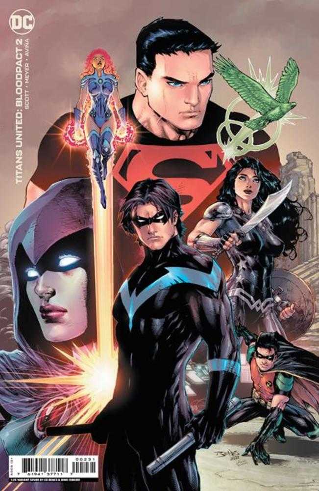 DC Comics COMIC BOOK Titans United Bloodpact #2 (Of 6) Cover D 1 in 25 Edition Benes Card Stock Variant