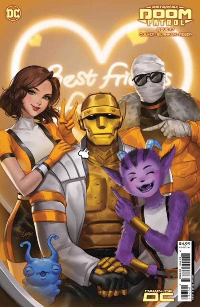 DC Comics COMIC BOOK Unstoppable Doom Patrol #7 (Of 7) Cover B Lesley Leirix Li Card Stock Variant
