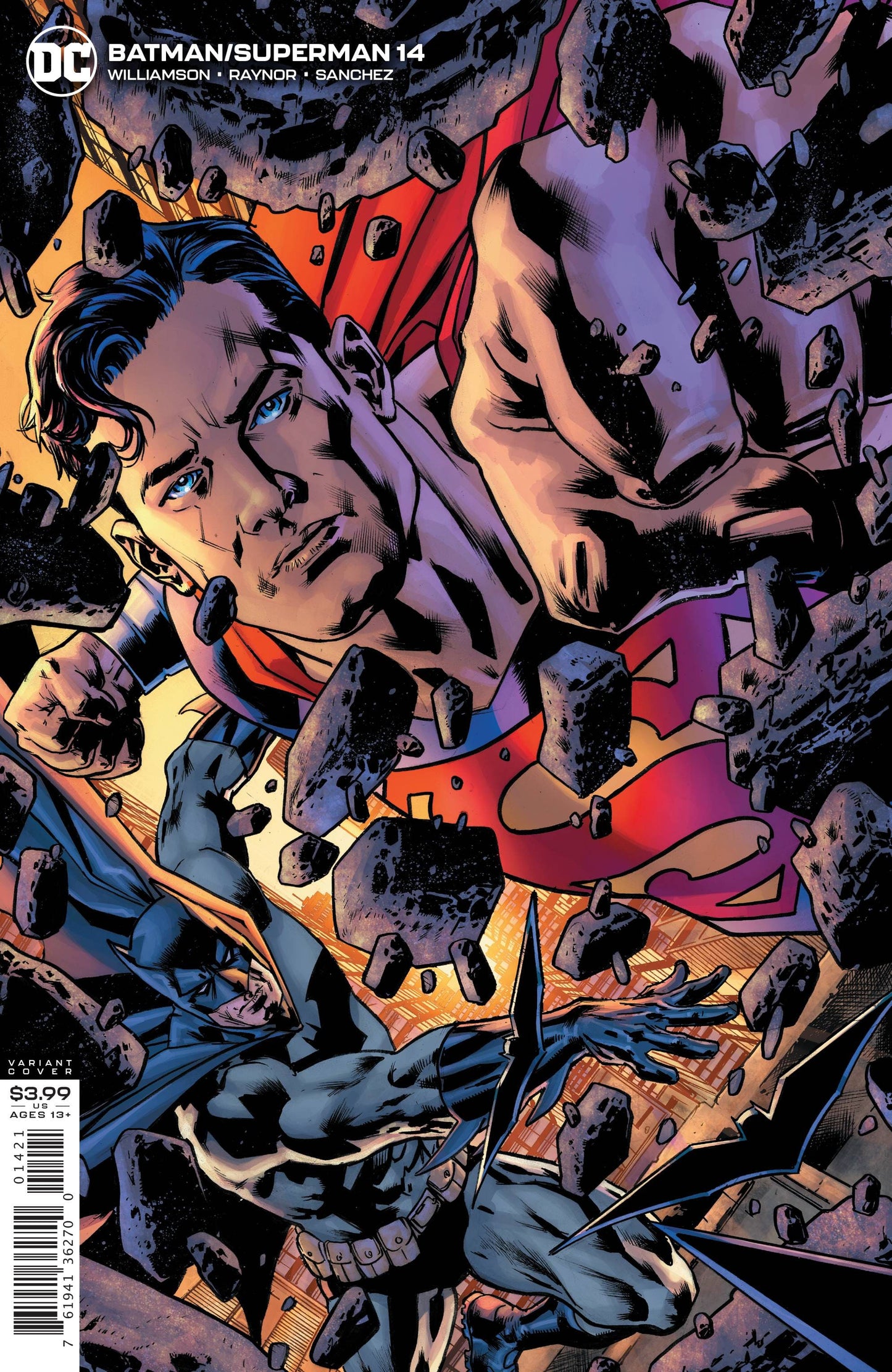 DC COMICS COMIC BOOK VF BATMAN SUPERMAN #14 BRYAN HITCH VAR ED