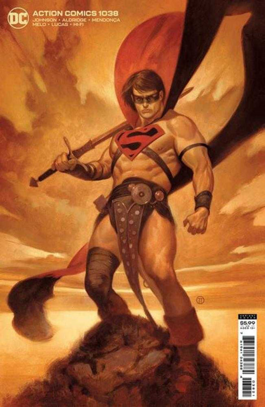 DC Comics COMIC BOOK VF/NM Action Comics #1038 Cover B Julian Totino Tedesco Card Stock Variant