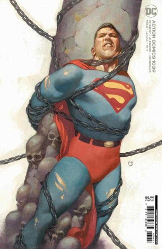 DC Comics comic book VF/NM Action Comics #1039 Cover B Julian Totino Tedesco Card Stock Variant
