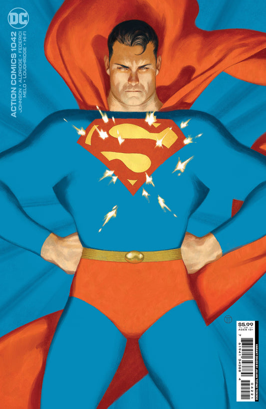DC COMICS COMIC BOOK VF/NM ACTION COMICS #1042 CVR B TEDESCO CARD STOCK VAR