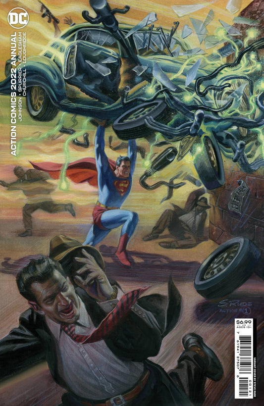 DC COMICS COMIC BOOK VF/NM ACTION COMICS 2022 ANNUAL #1 CVR B RUDE CARD STOCK VARIANT