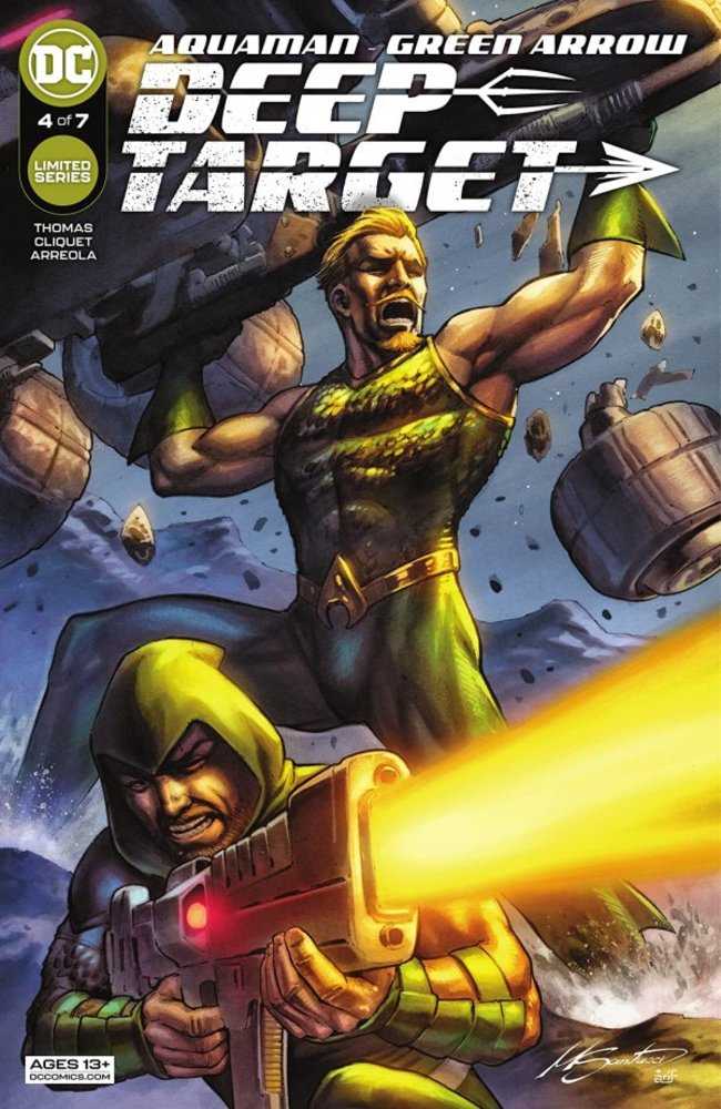 DC Comics comic book VF/NM Aquaman Green Arrow Deep Target #4 (Of 7) Cover A Marco Santucci