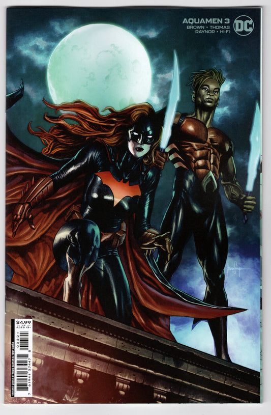 DC COMICS COMIC BOOK VF/NM AQUAMEN #3 CVR B SUAYAN CARD STOCK VAR